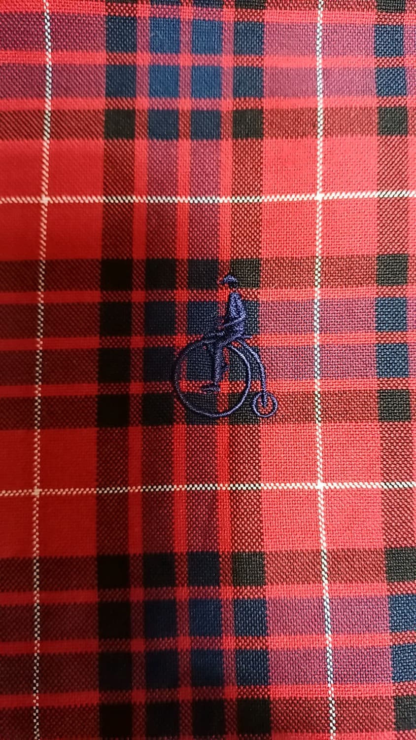 빈폴 체크남방 100 가슴55 기장77 상품이미지3