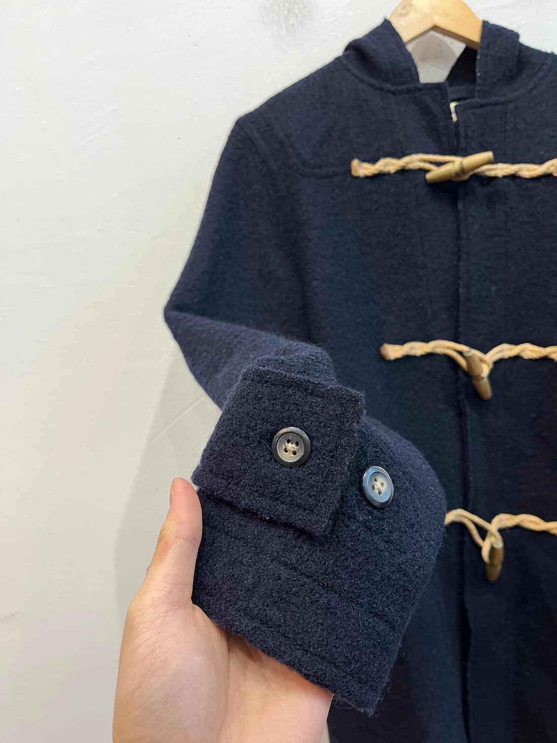 폴로 데님앤서플라이 울 더플코트 네이비 상품이미지3