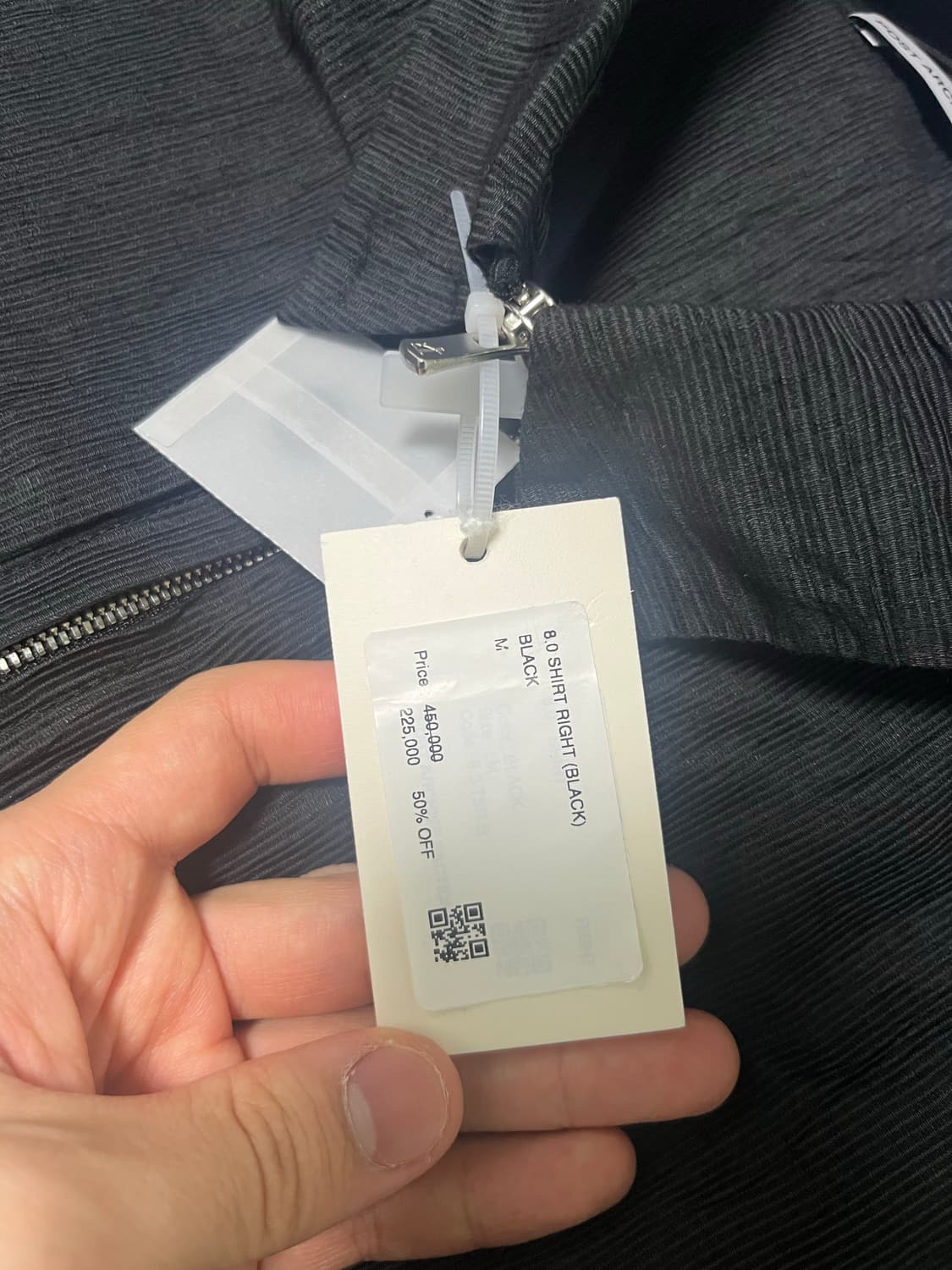 [M]paf 8.0 shirt right black 상품이미지4