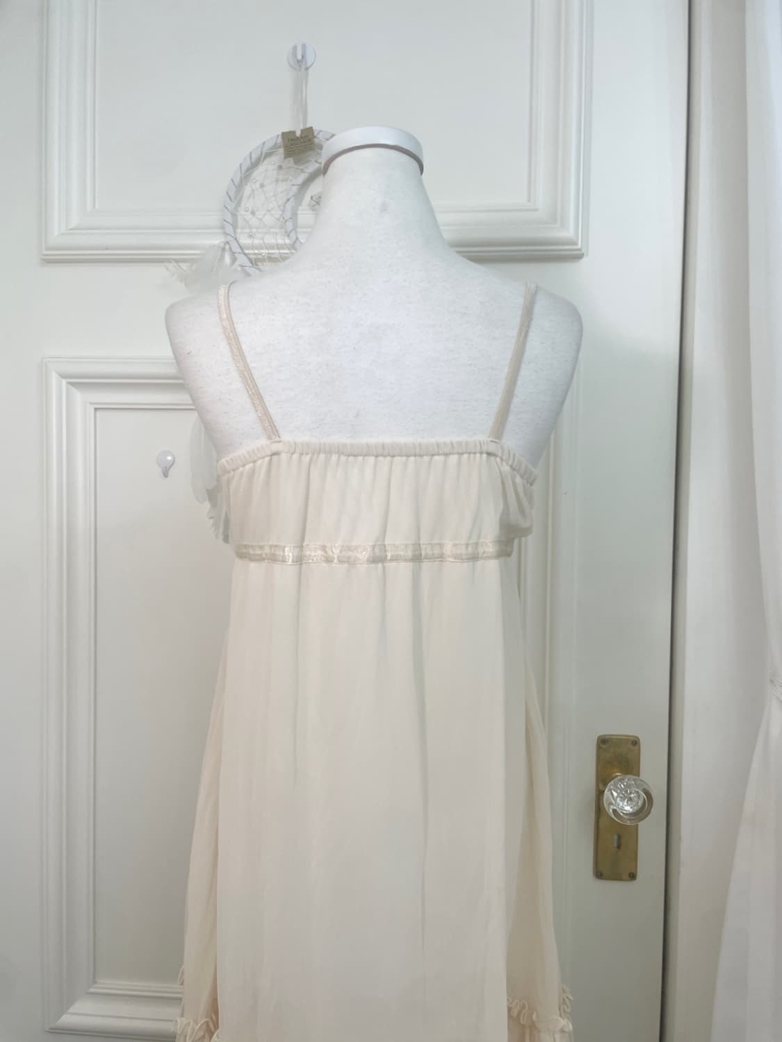 ivory spangle lace bow point summer opc 상품이미지4