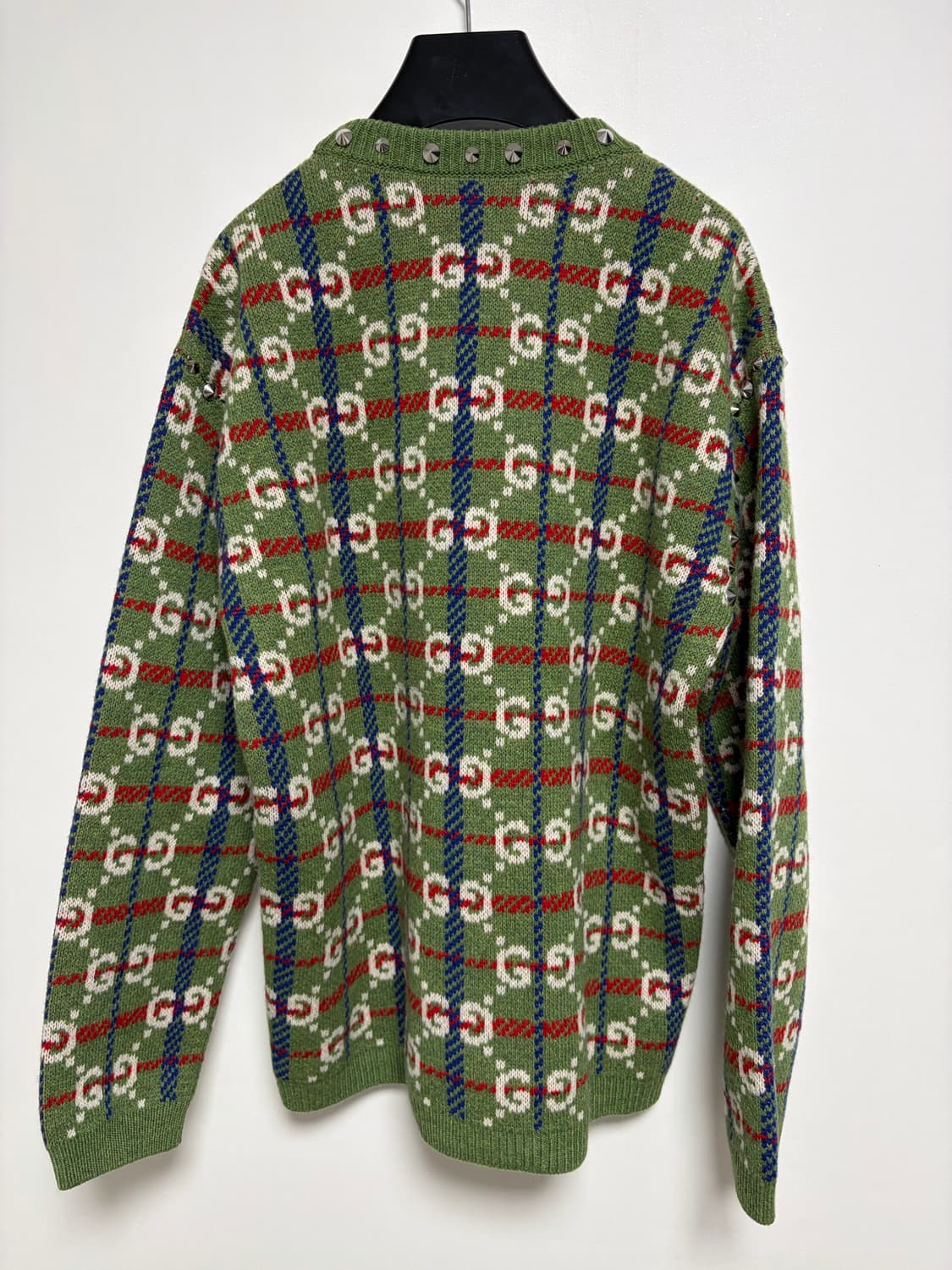 구찌 남성 울 스터드 니트 M사이즈 국내매장판 새상품 정가 240만 상품이미지2