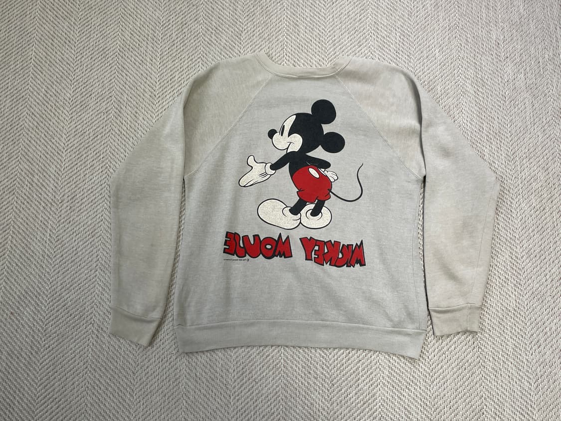 8~90s sherry 미키마우스 플로리다 스웻셔츠 J03506 상품이미지6