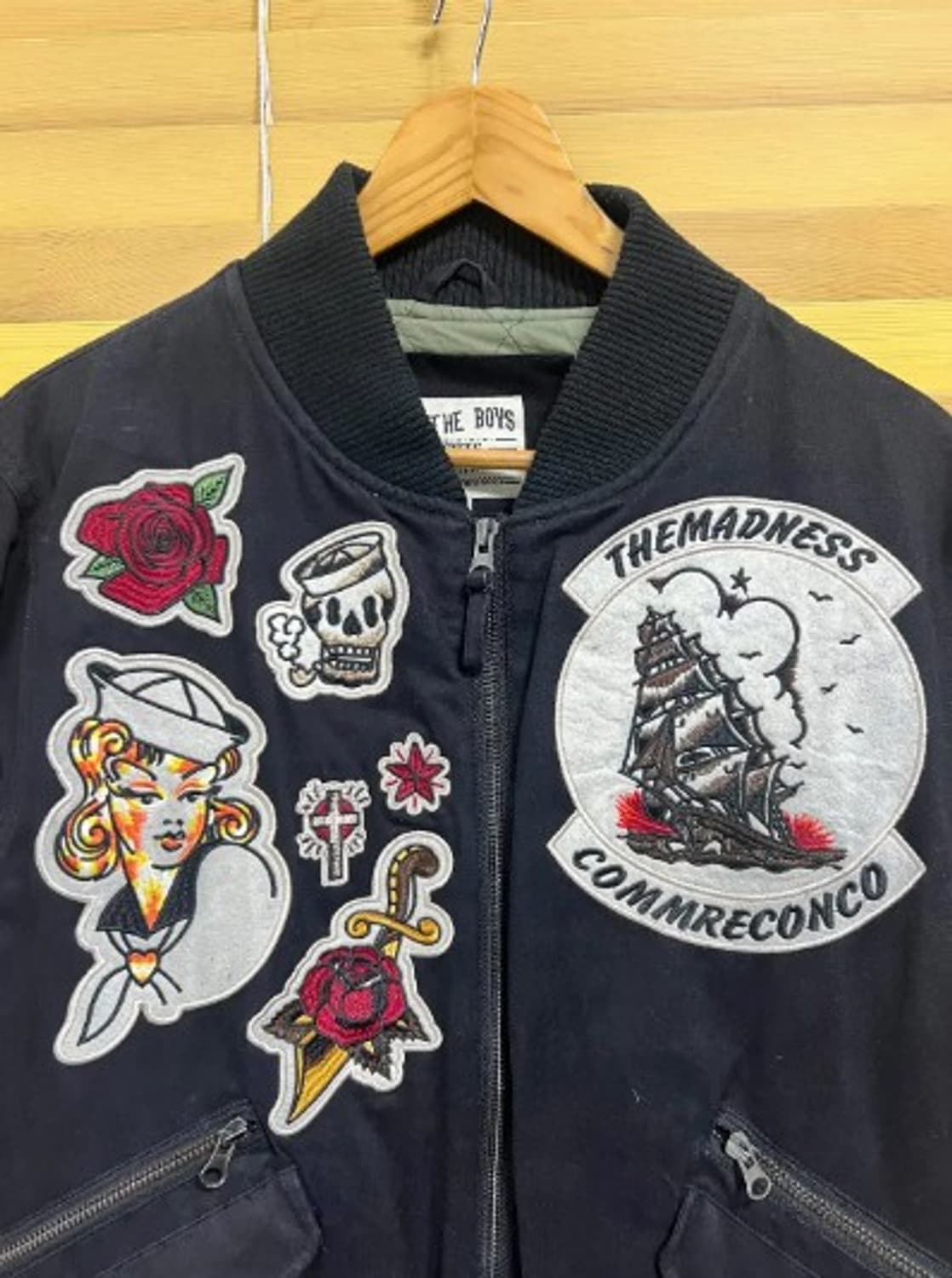 더매드니스 남성 항공패딩누빔점퍼 M 상품이미지1