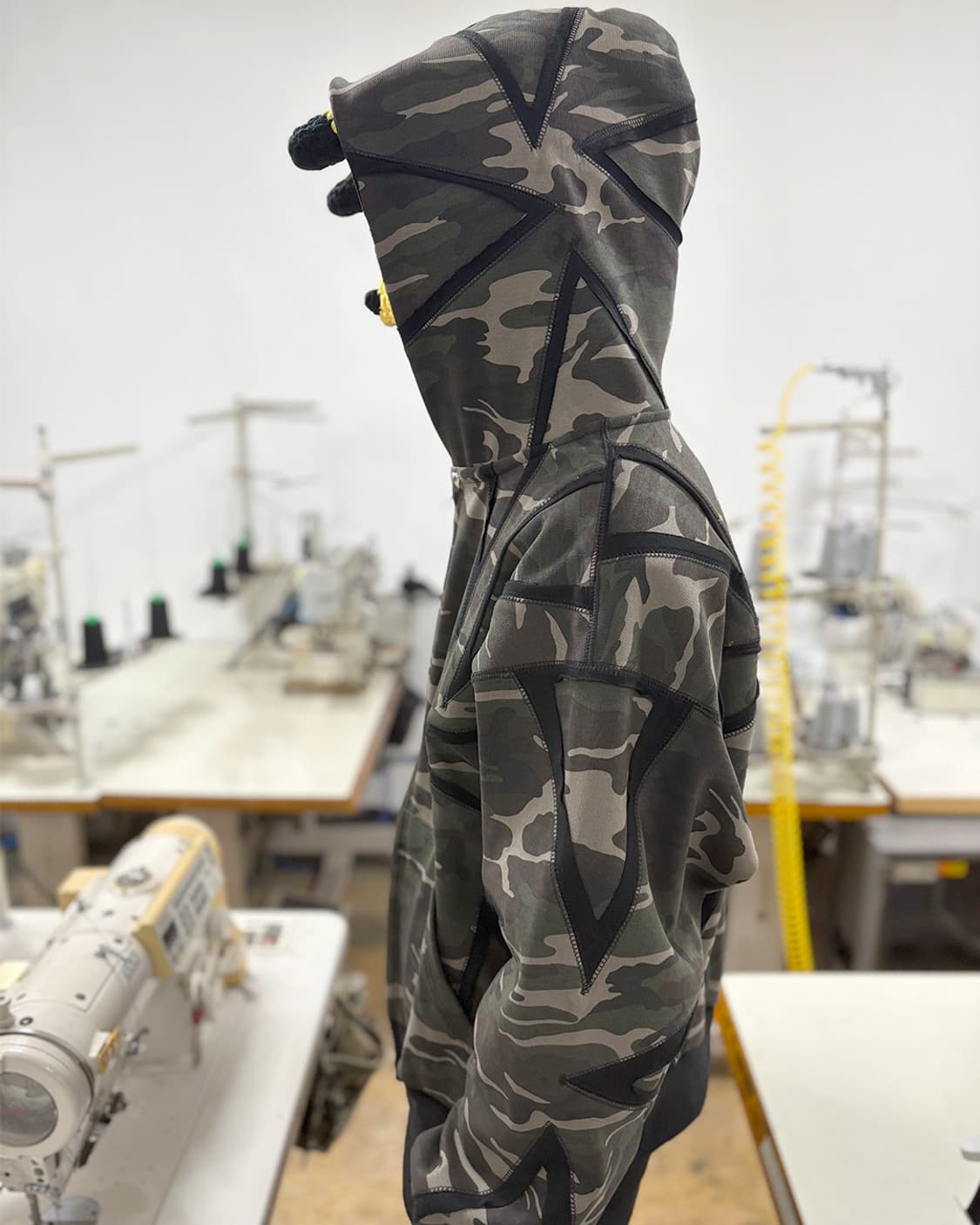 컷로우 밀리터리 패널후디 상품이미지10