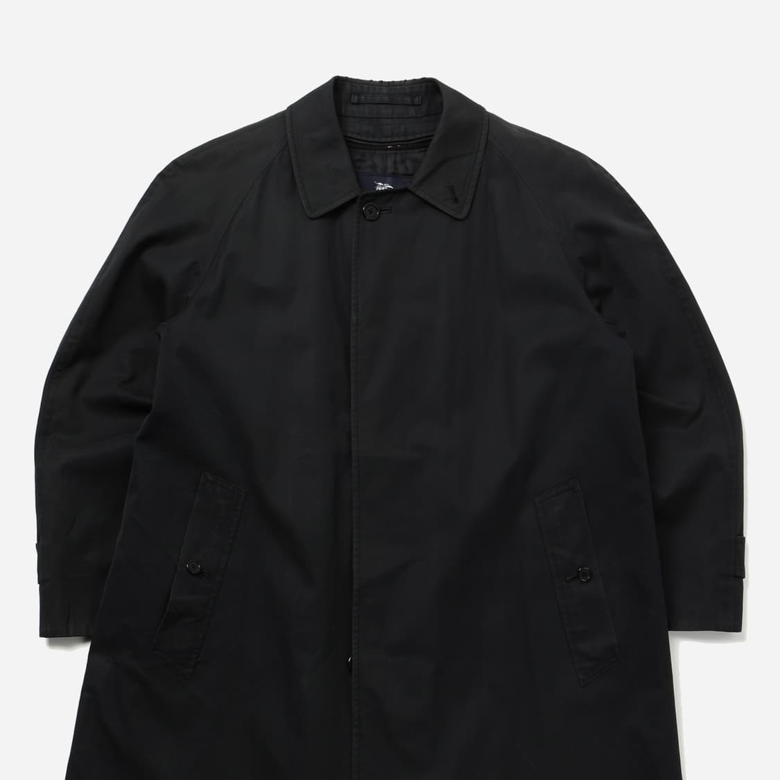 버버리 블랙 싱글 트렌치 코트   상품이미지4