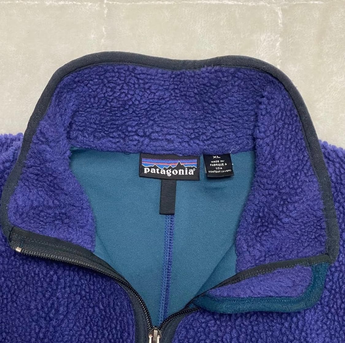 (XL) USA 90s 파타고니아 P.E.F 딥파일 레트로 플리스 후리스 상품이미지3