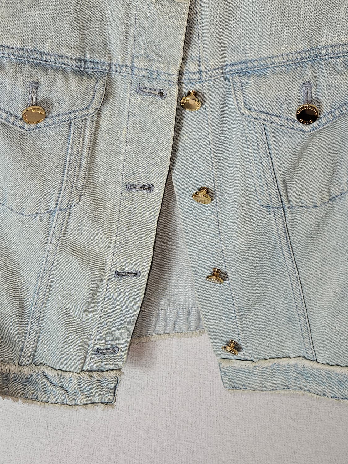 한섬 버드 BIRD 골드버튼 데님자켓 자수 82 상품이미지2