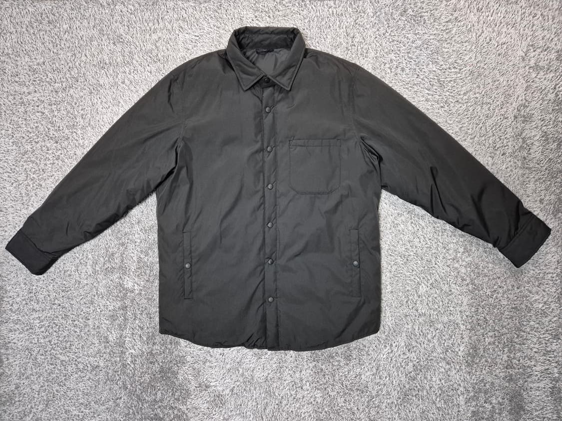 지오다노 남성 오버핏 경량 패딩 셔켓 L 상품이미지1