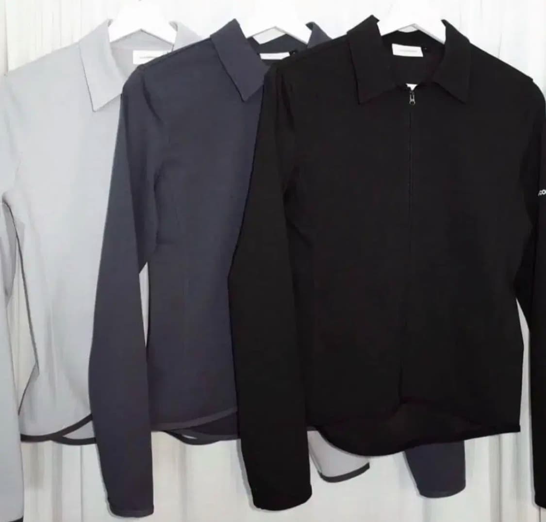 지초이 컴포트 23-002 집업 그래파이트 3사이즈 세트 상품이미지2