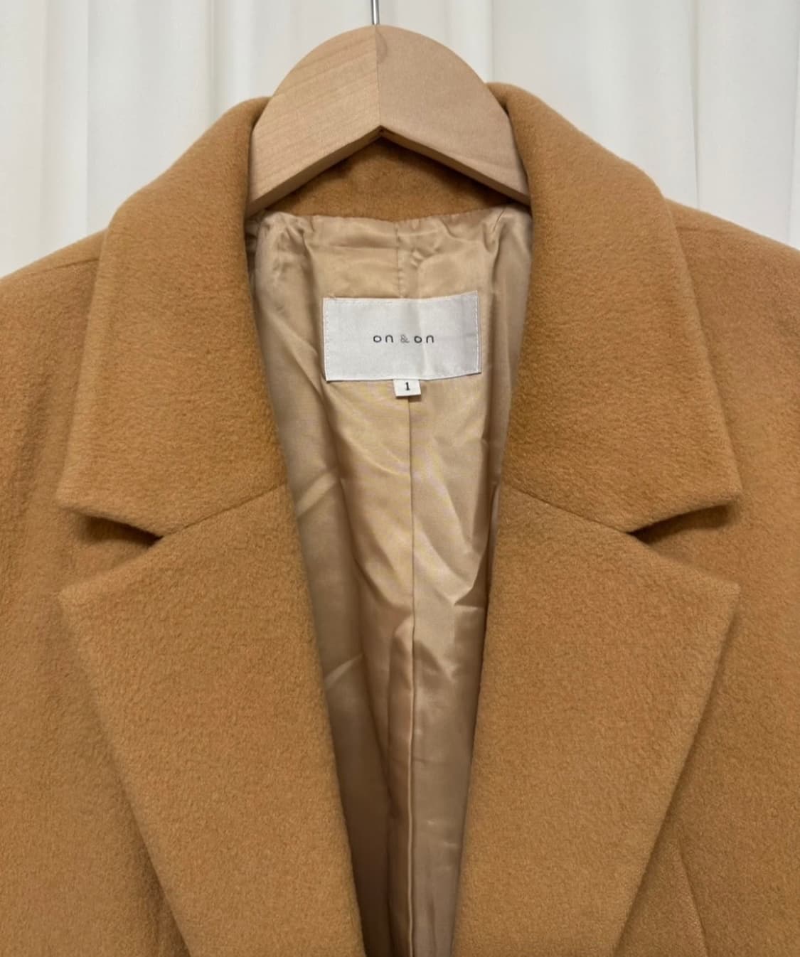온앤온 양모 캐시미어 코트 상품이미지7