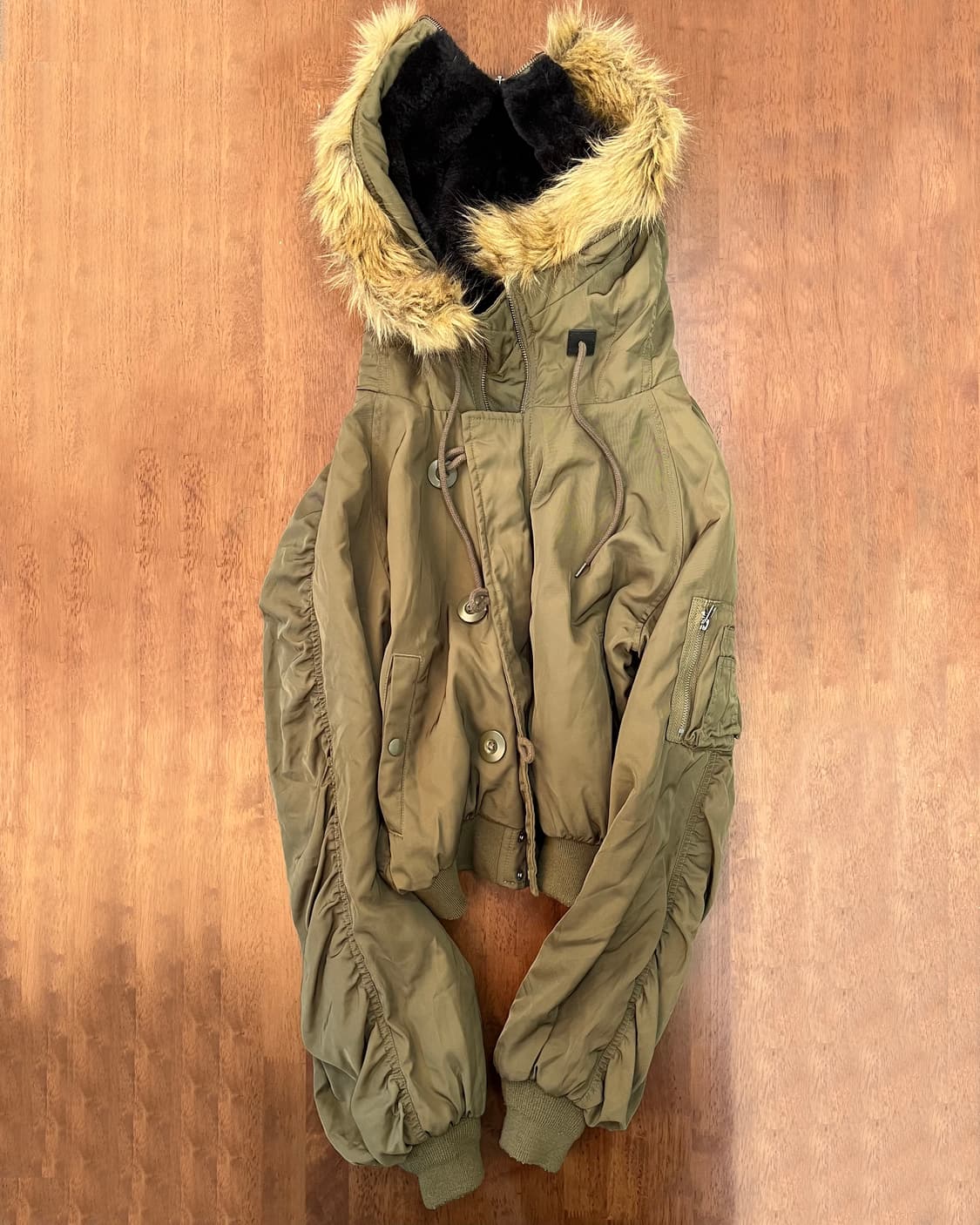 N-2B 크롭 봄버 재킷 상품이미지4