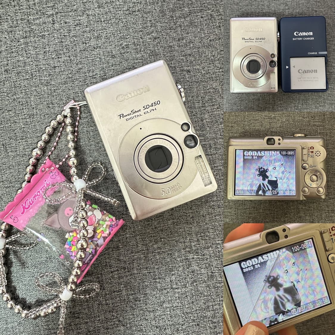아이돌 디카🤳 캐논 ixus 익서스 55 (파워샷sd450) 정품충전기 상품이미지6