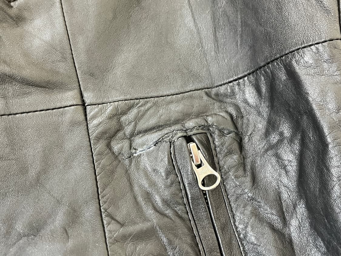 빈티지 더블 라이더 레더 재킷 J03926 상품이미지3