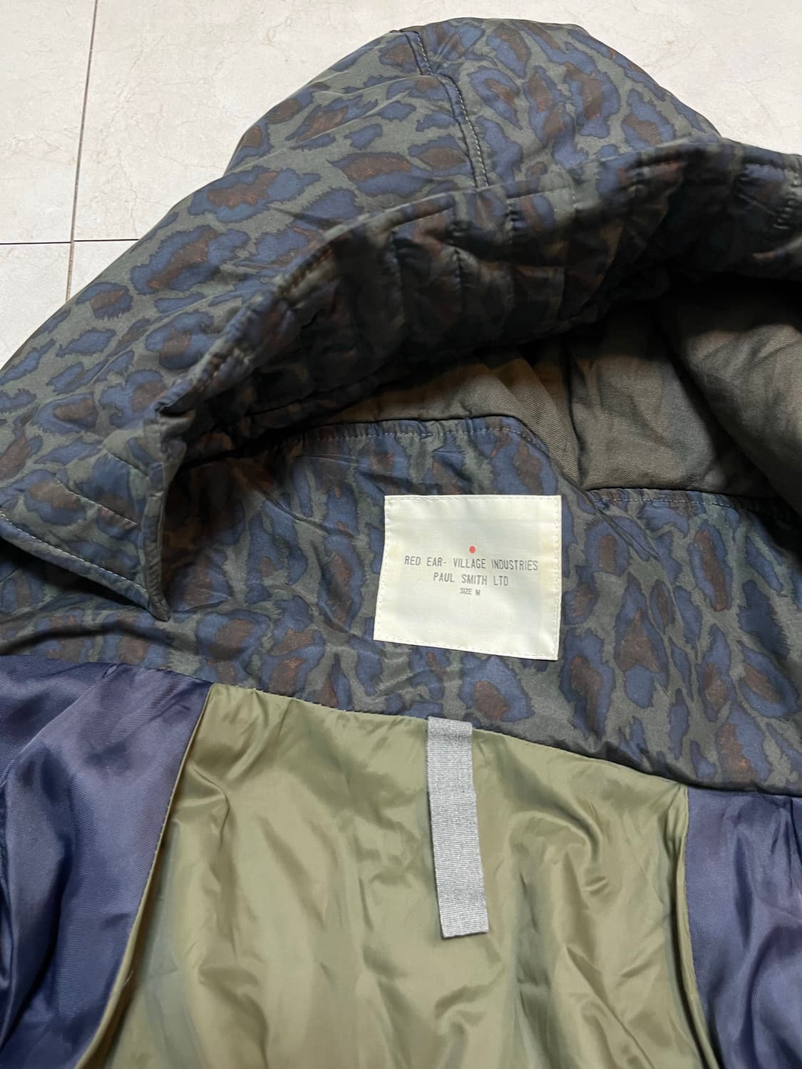 폴 스미스 Red ear 스웨덴 모터사이클 자켓 모티브 패딩 파카 상품이미지7