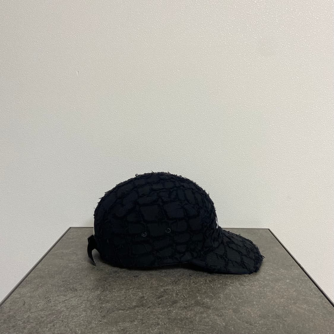 슈프림 프레이드 크록 블랙 박스로고 캠프캡 모자 상품이미지3