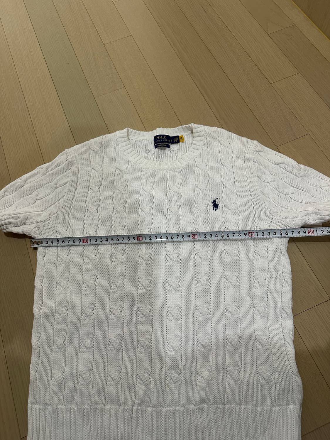 폴로 랄프로렌 케이블 반팔니트 피마코튼 LG (QR정품인증) 상품이미지4