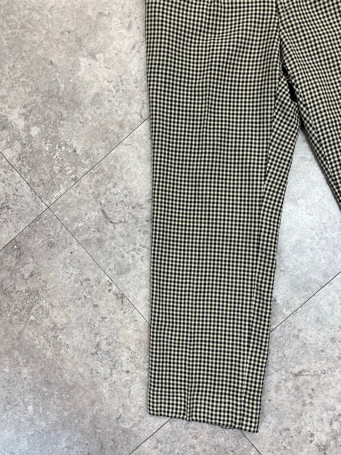 입생로랑 체크 슬랙스 팬츠 #csz2536  상품이미지5