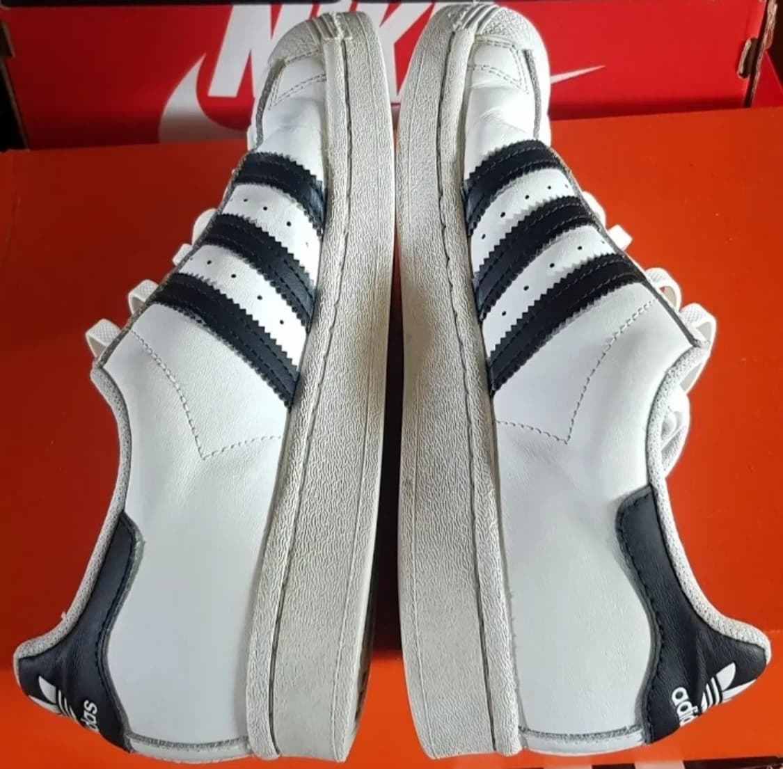 아디다스 슈퍼스타 화이트 블랙 240 상품이미지6