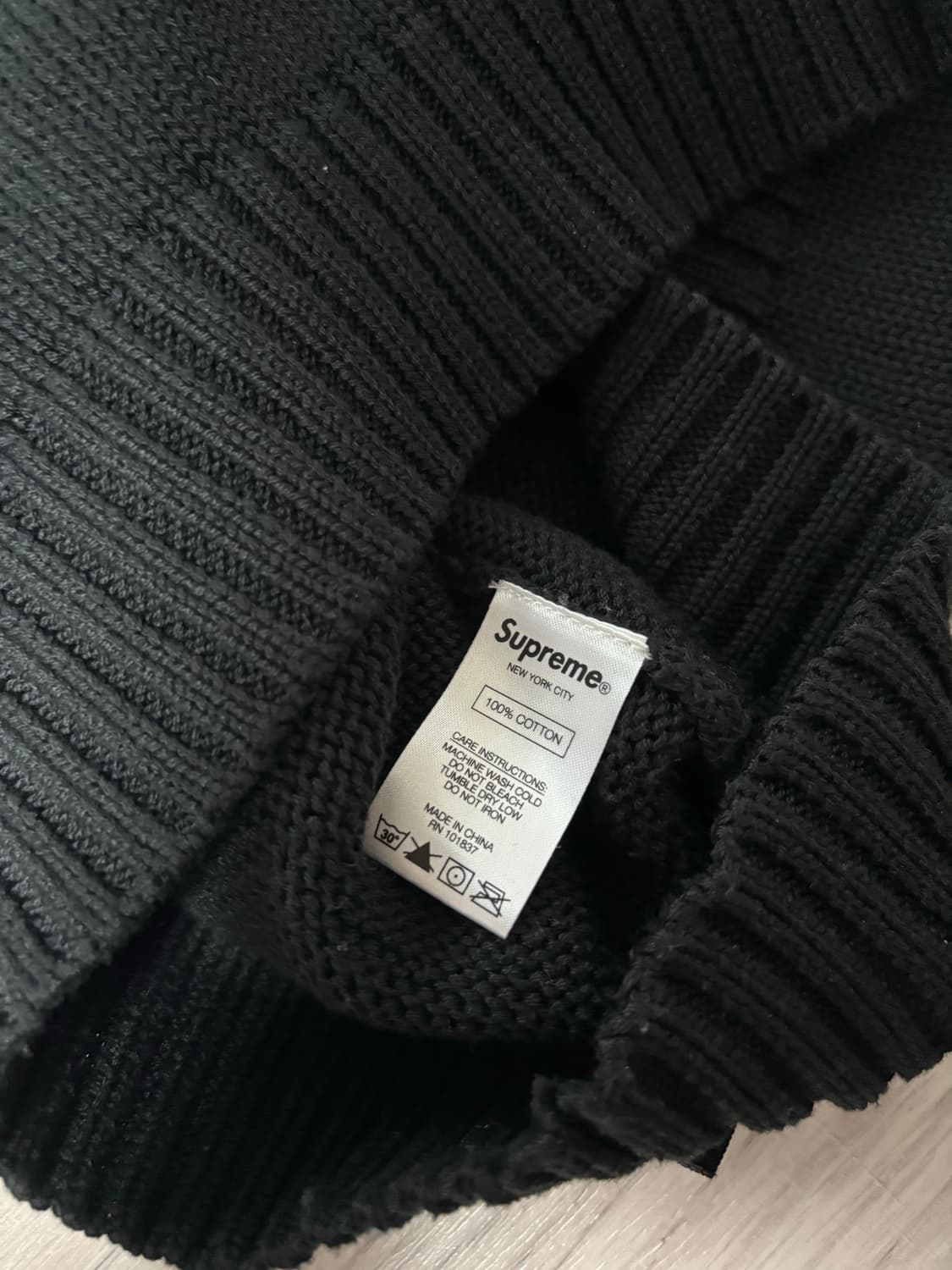 [L] 슈프림 백로고 니트스웨터 20ss 상품이미지4
