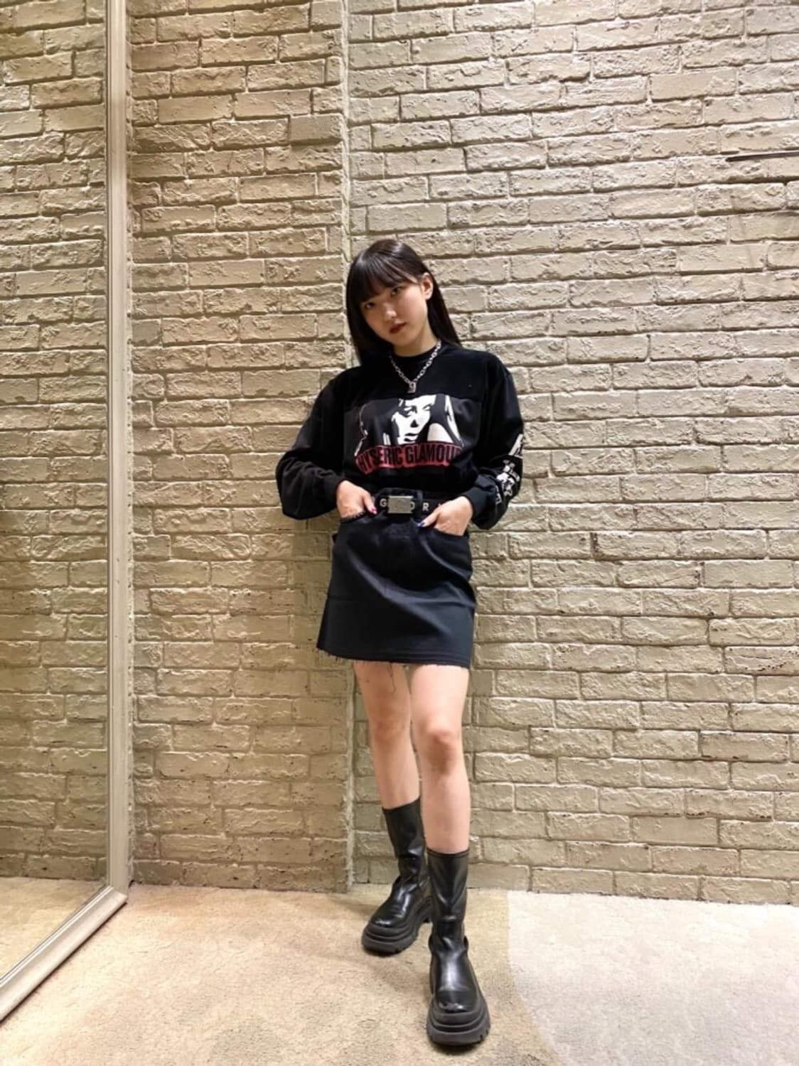 HYSTERIC GLAMOUR S Denim Mini Skirt 상품이미지2