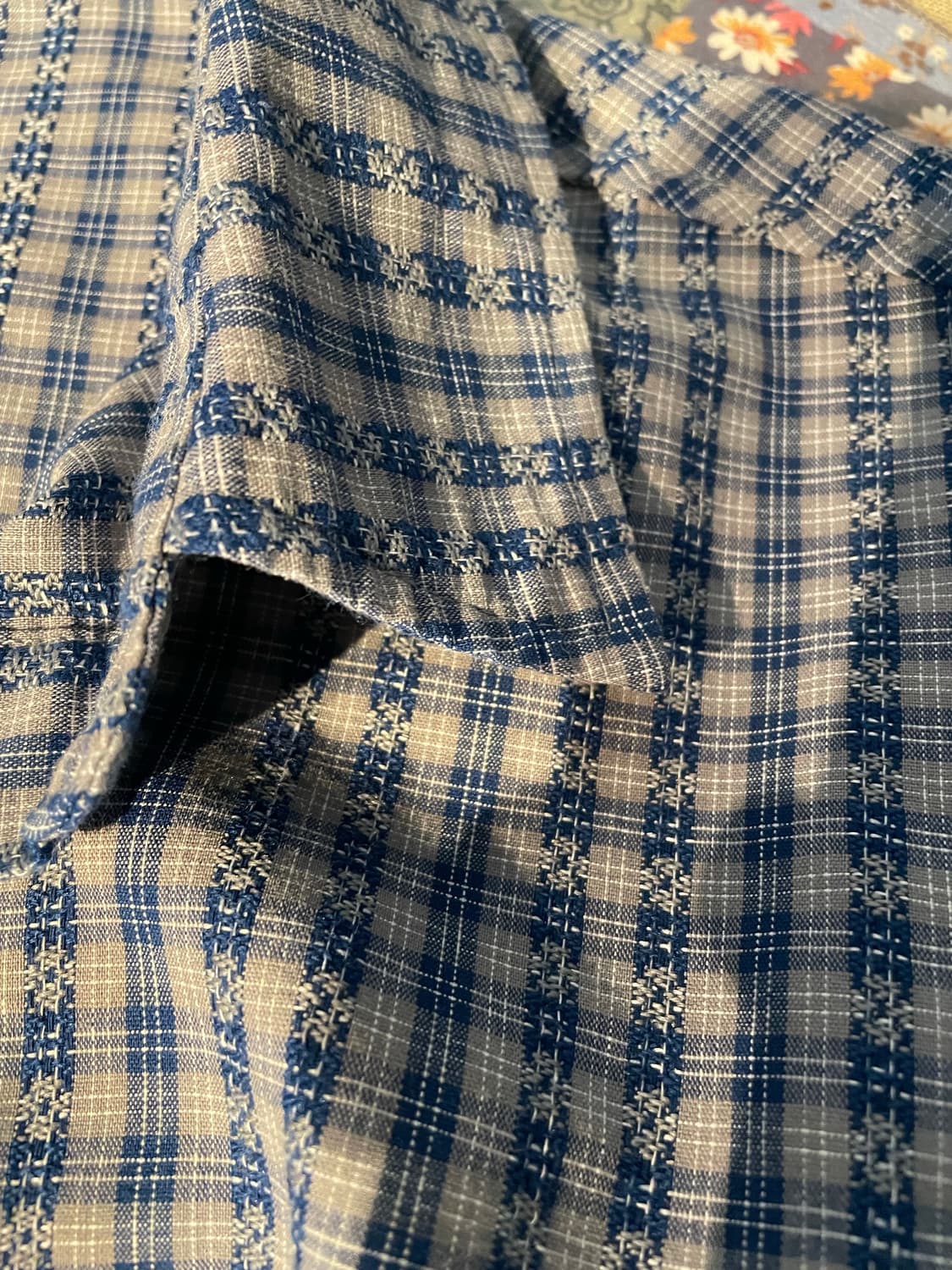 [vintage]Blue check shirt 상품이미지3