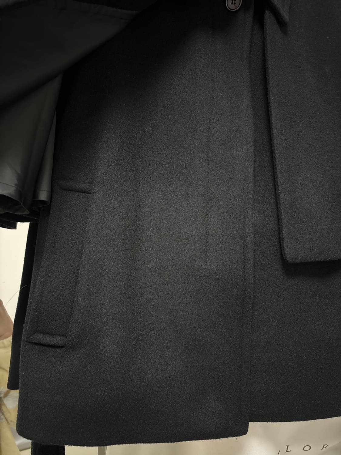 더티스 케이프 울 발마칸 케이프 블랙 S 상품이미지5