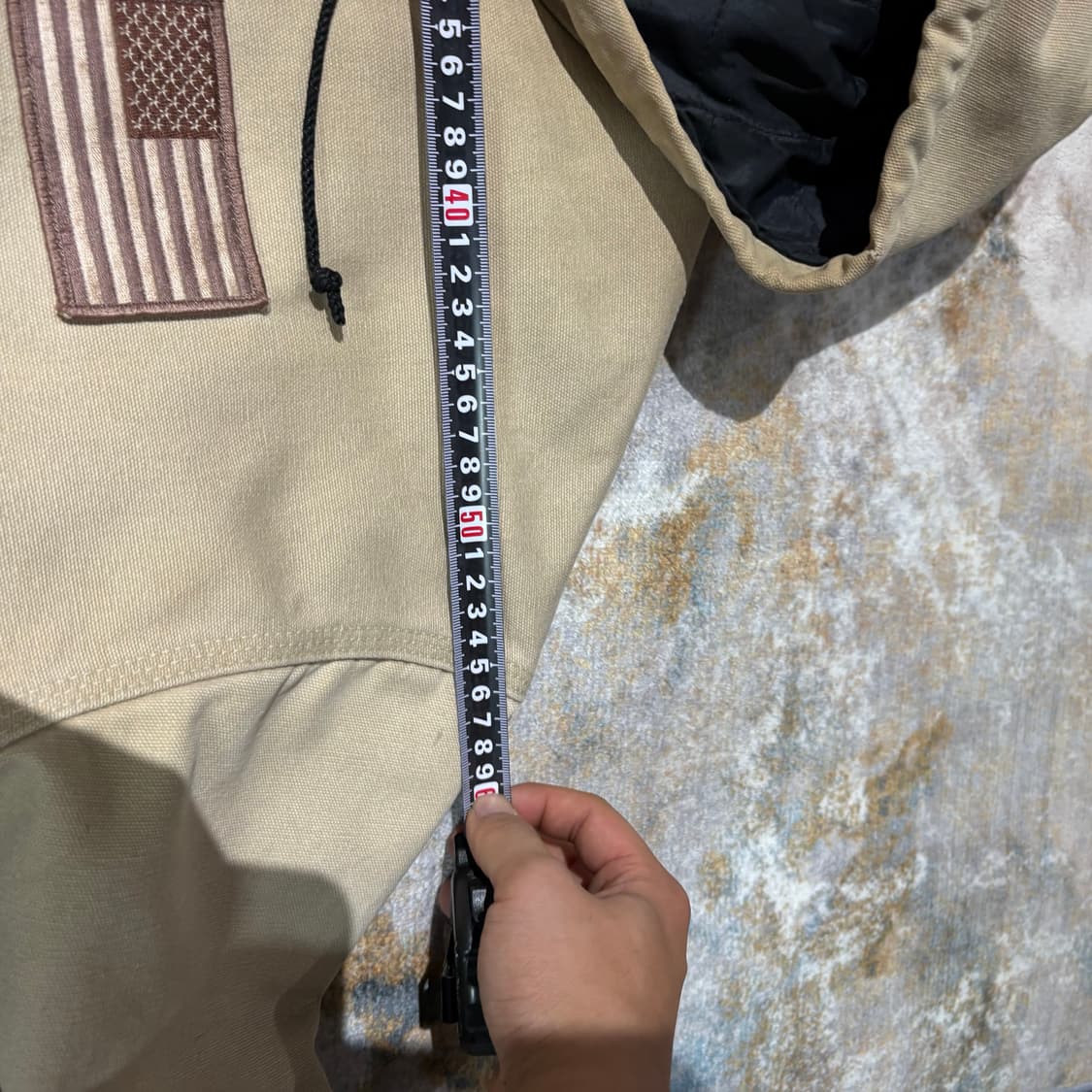 90‘s 칼하트 빈티지 성조기 후드 워크자켓 상품이미지9