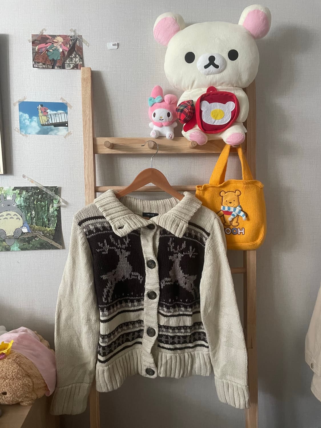 모리걸 빈티지 노르딕 가디건  상품이미지1