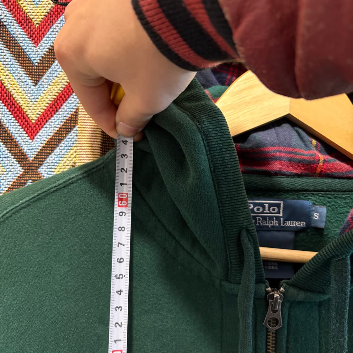 폴로 빅포니3 체크후드 투웨이 후드집업 상품이미지10