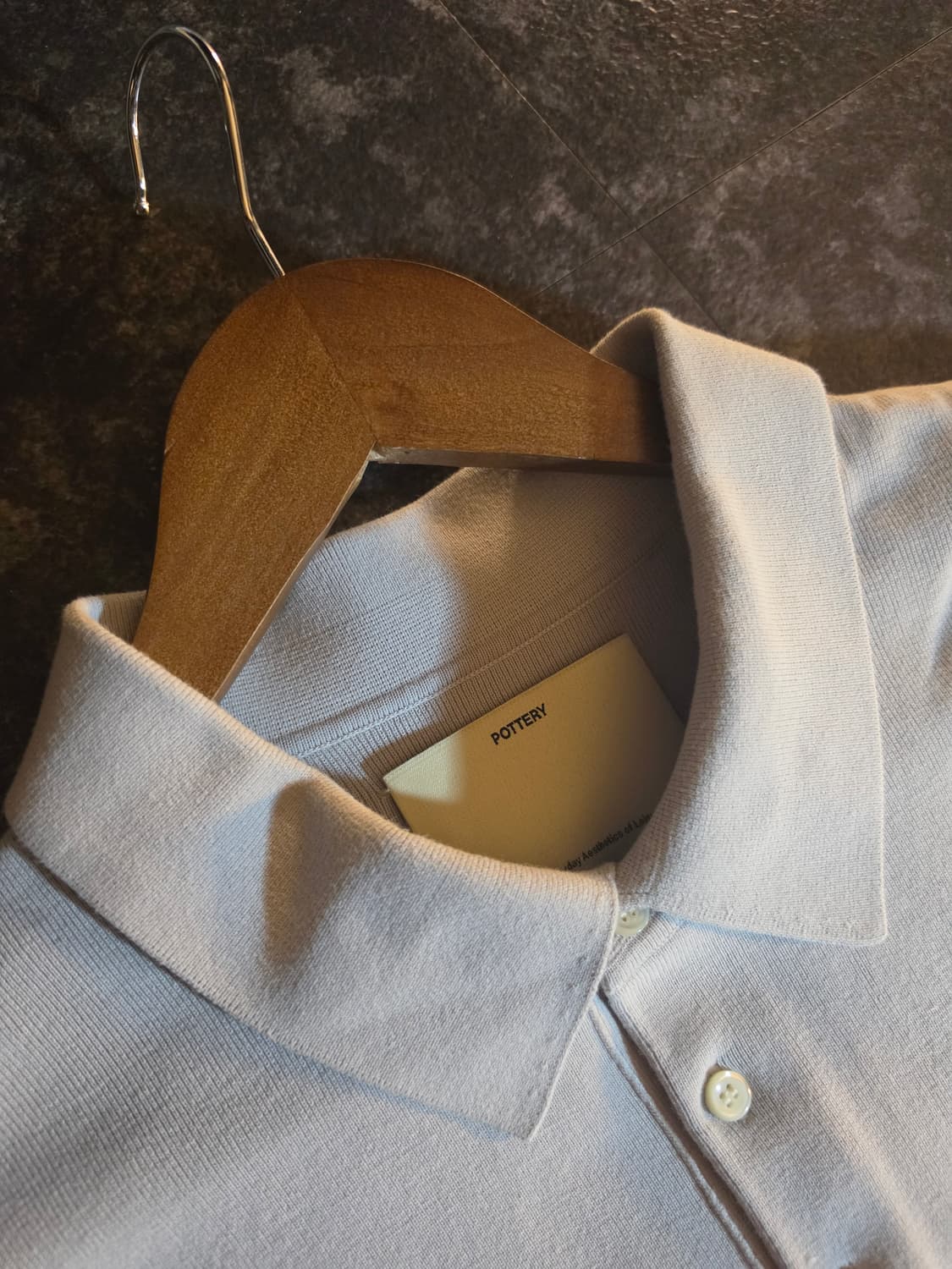 #포터리 실버그레이 컴포트 하프 니트 105 상품이미지9