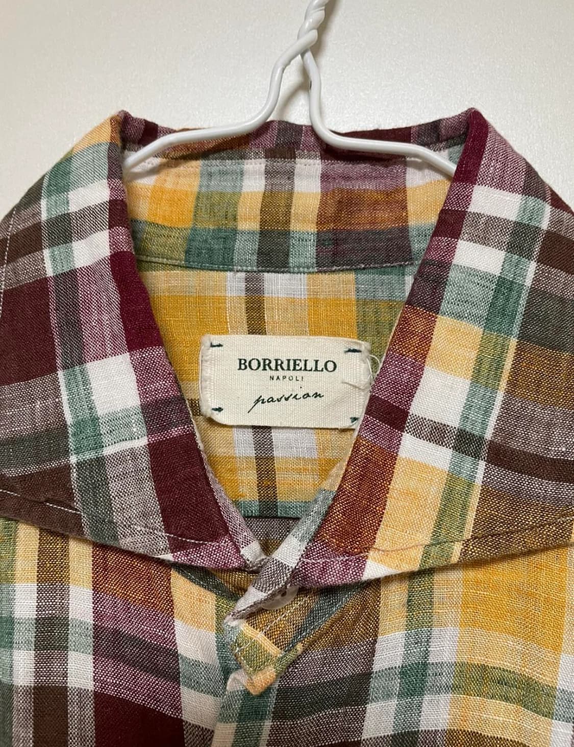 BORRIELLO NAPOLI 셔츠 100% 린넨 M  상품이미지2