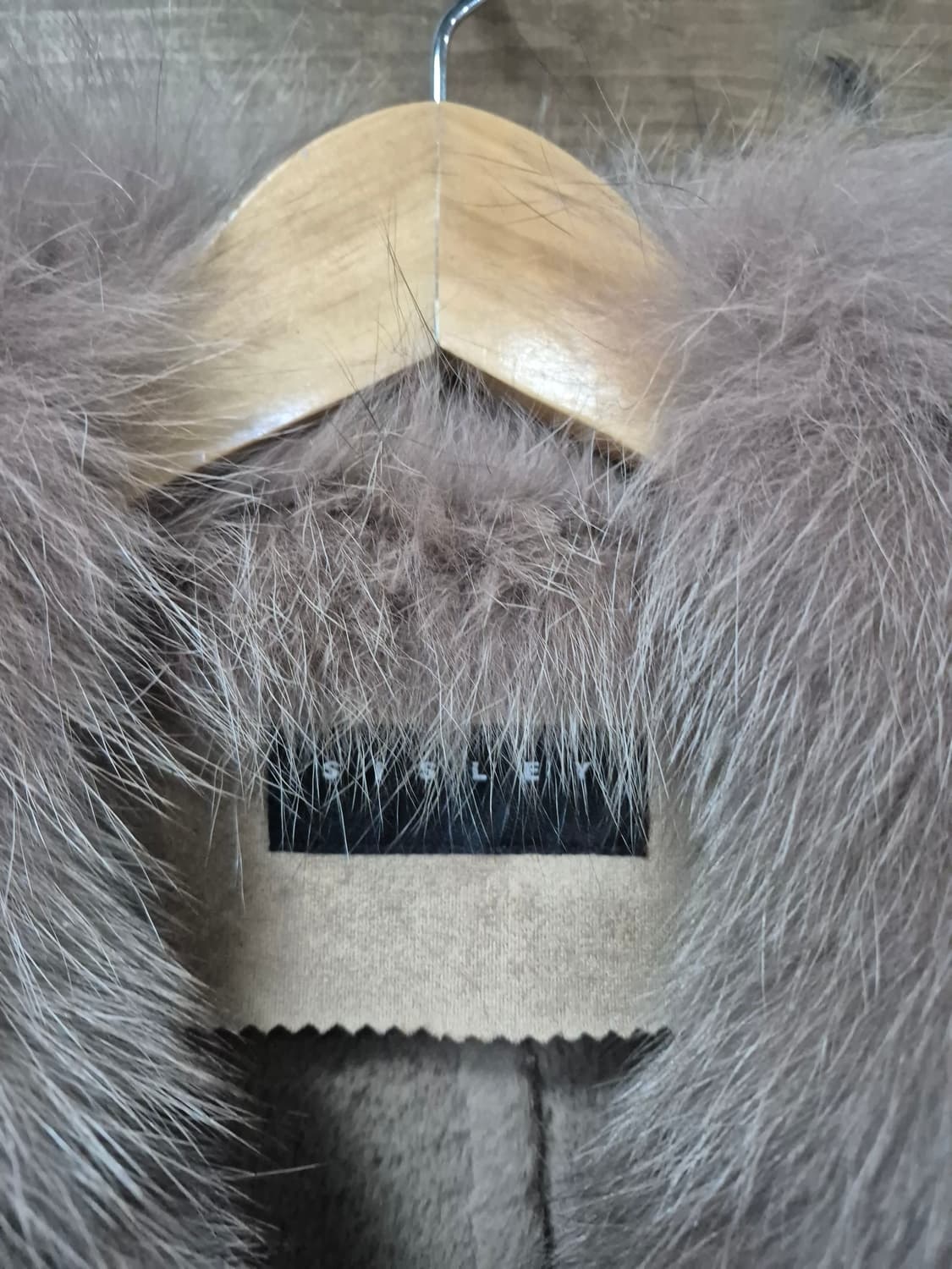 시슬리 롱무스탕코트 상품이미지3