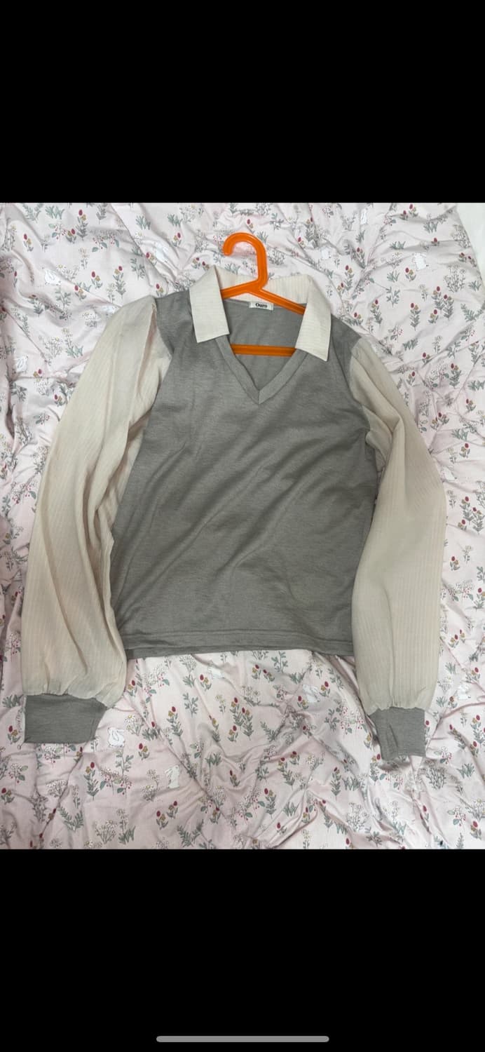 아우로 레이어드 셔츠 탑 MOSS FREE 상품이미지5