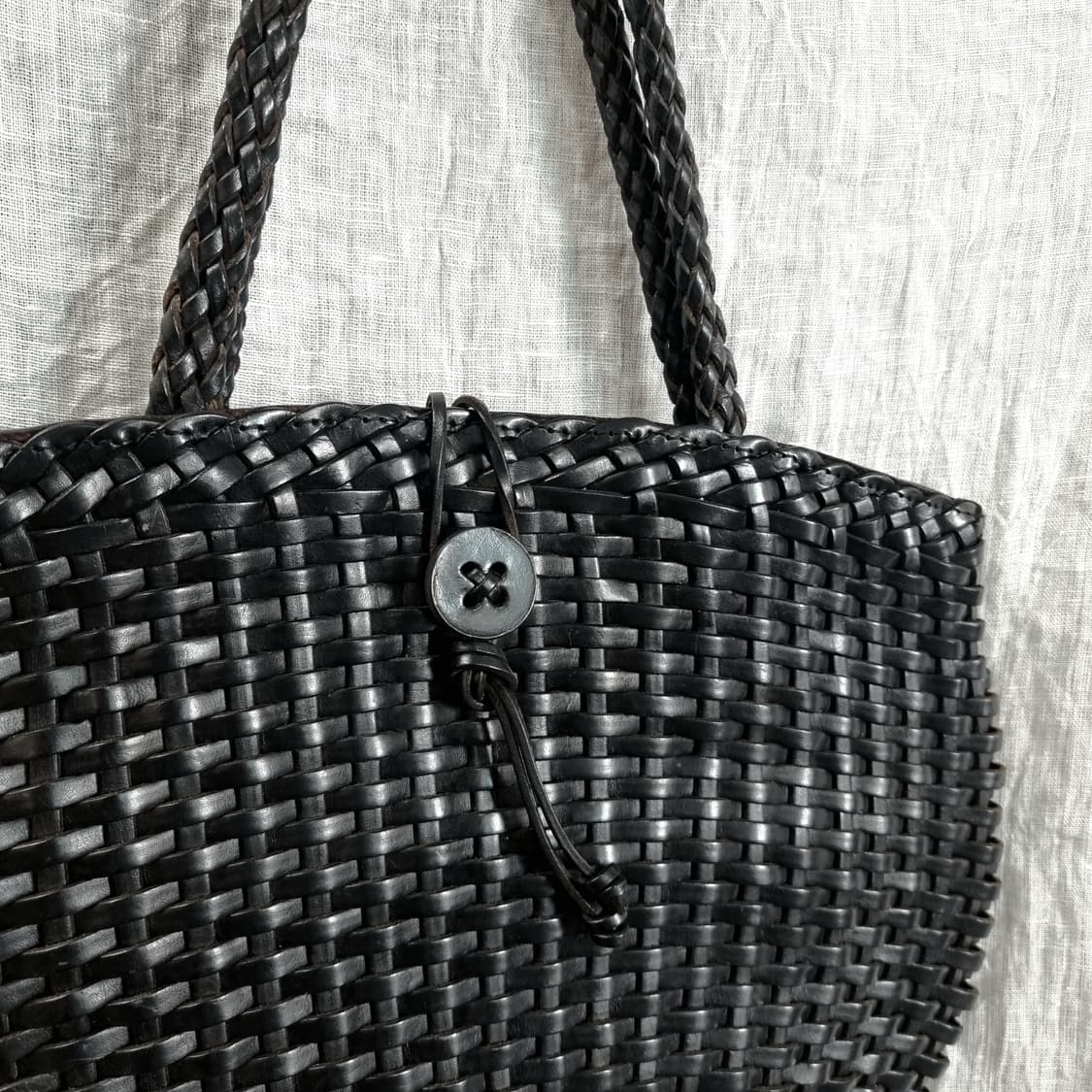 Nordstrom 노드스트롬 (프라이빗라벨) 천연가죽100 위빙백 숄더백 상품이미지3