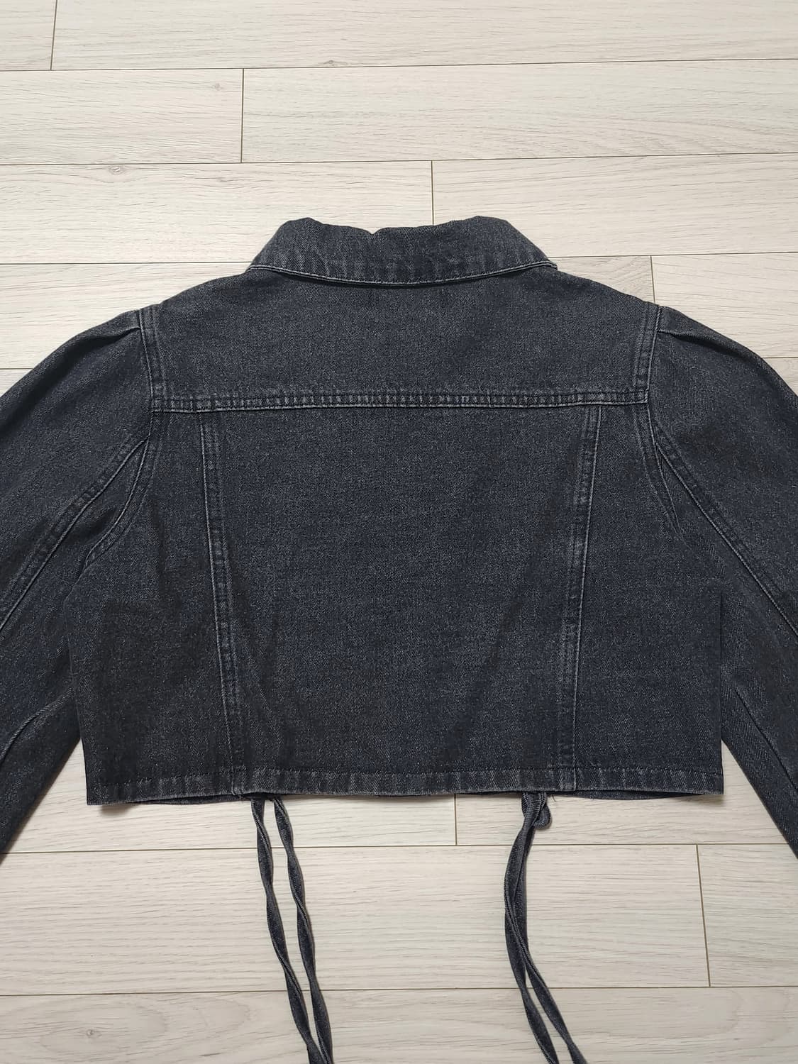 NANING9 난닝구 백화점구매 흑청 데님 자켓 상품이미지4