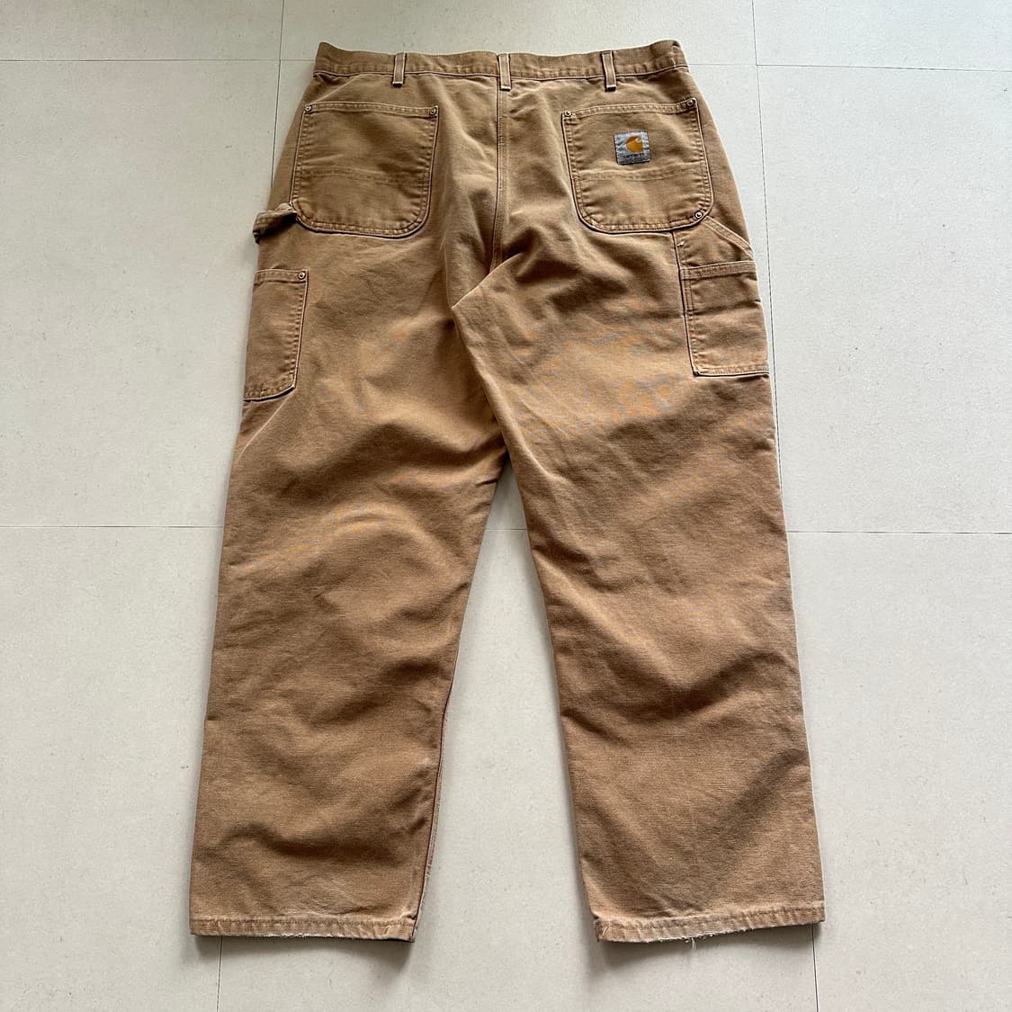 칼하트 B01 BRN MADE IN USA 더블니 워크 팬츠 상품이미지5