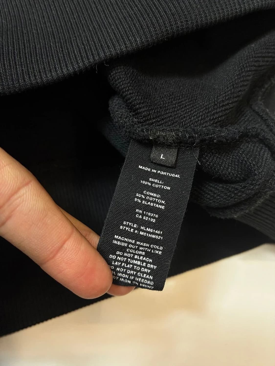 헬무트랭 라이프가드 백로고 크루넥 맨투맨 PN8370 상품이미지10