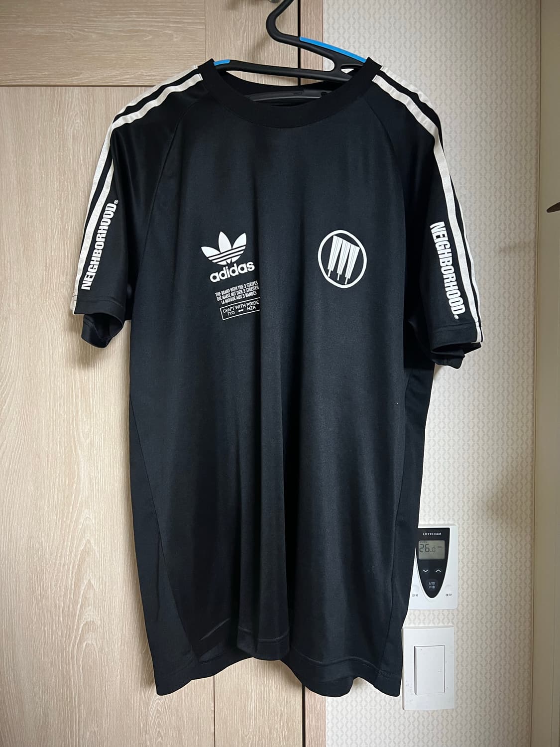 아디다스x네이버후드 콜라보 게임져지 반팔 티셔츠 상품이미지1