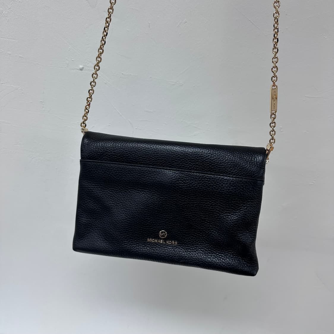 마이클코어스 블랙 레더 로지 토트백 크로스백 상품이미지6