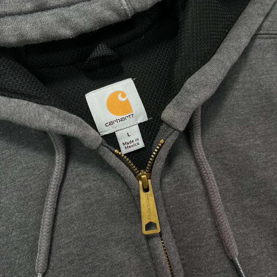 105 칼하트 써멀 챠콜 후드집업 상품이미지2