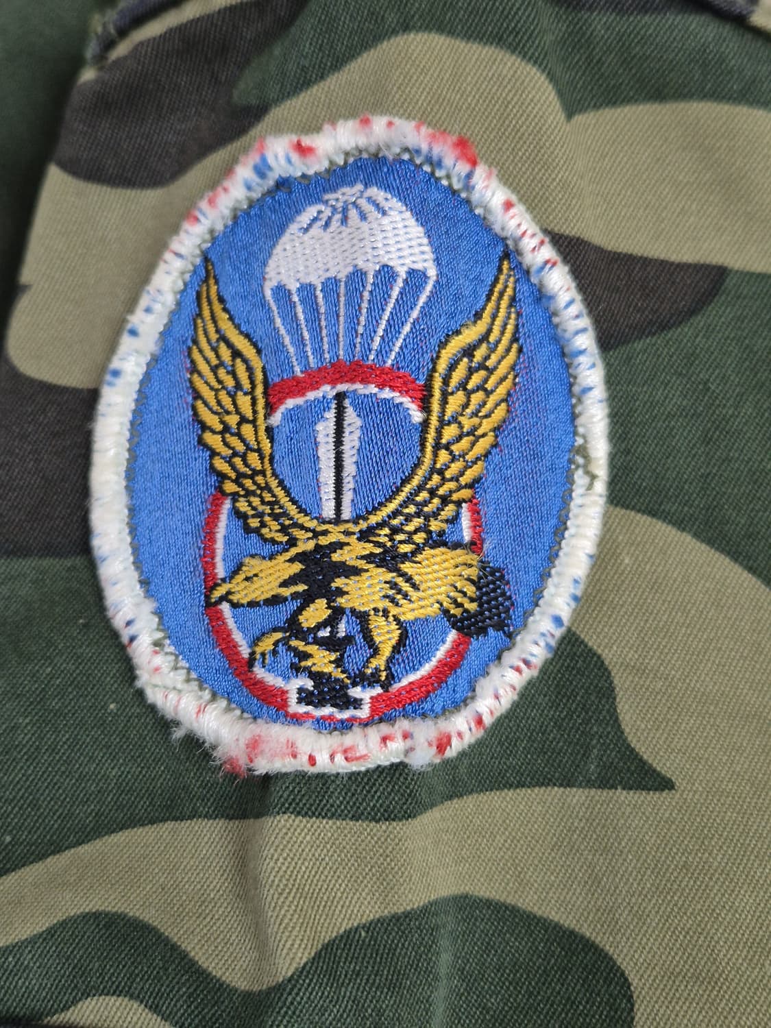 육군 구형 13공수특전여단 중기형 독사복 전투복 상의 자켓 (S) 상품이미지8