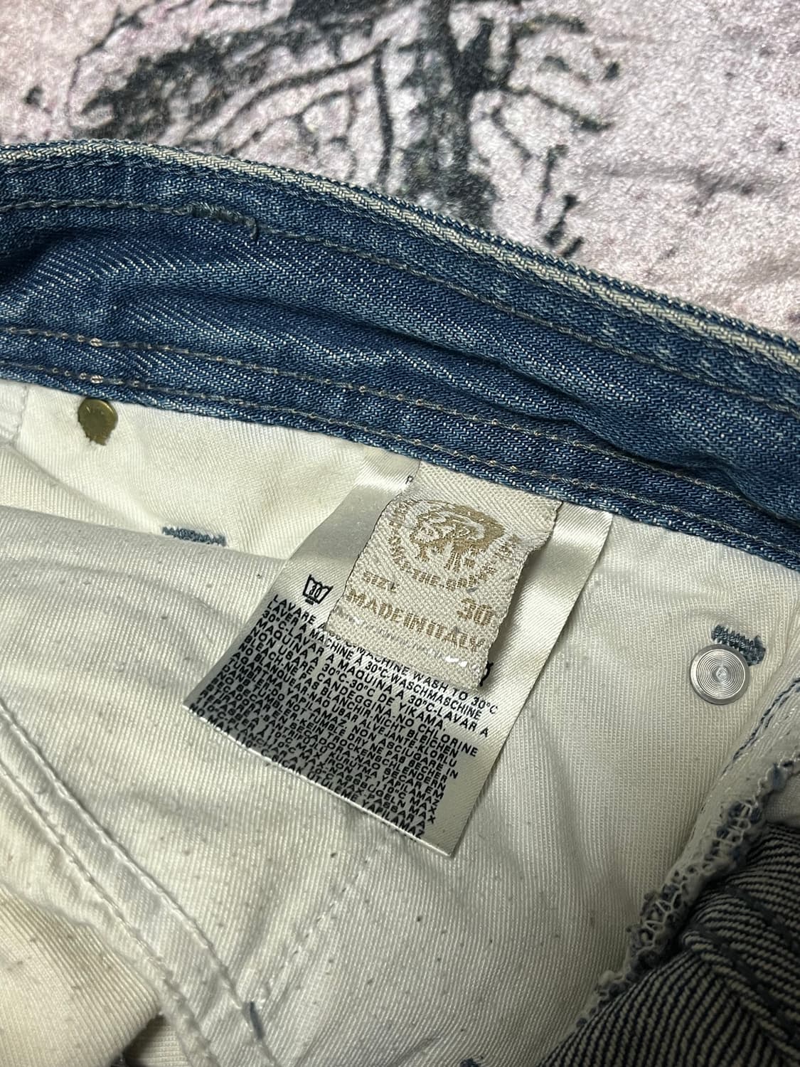 디젤 슬래머 디스트로이드 데님팬츠 30 - 32 상품이미지8