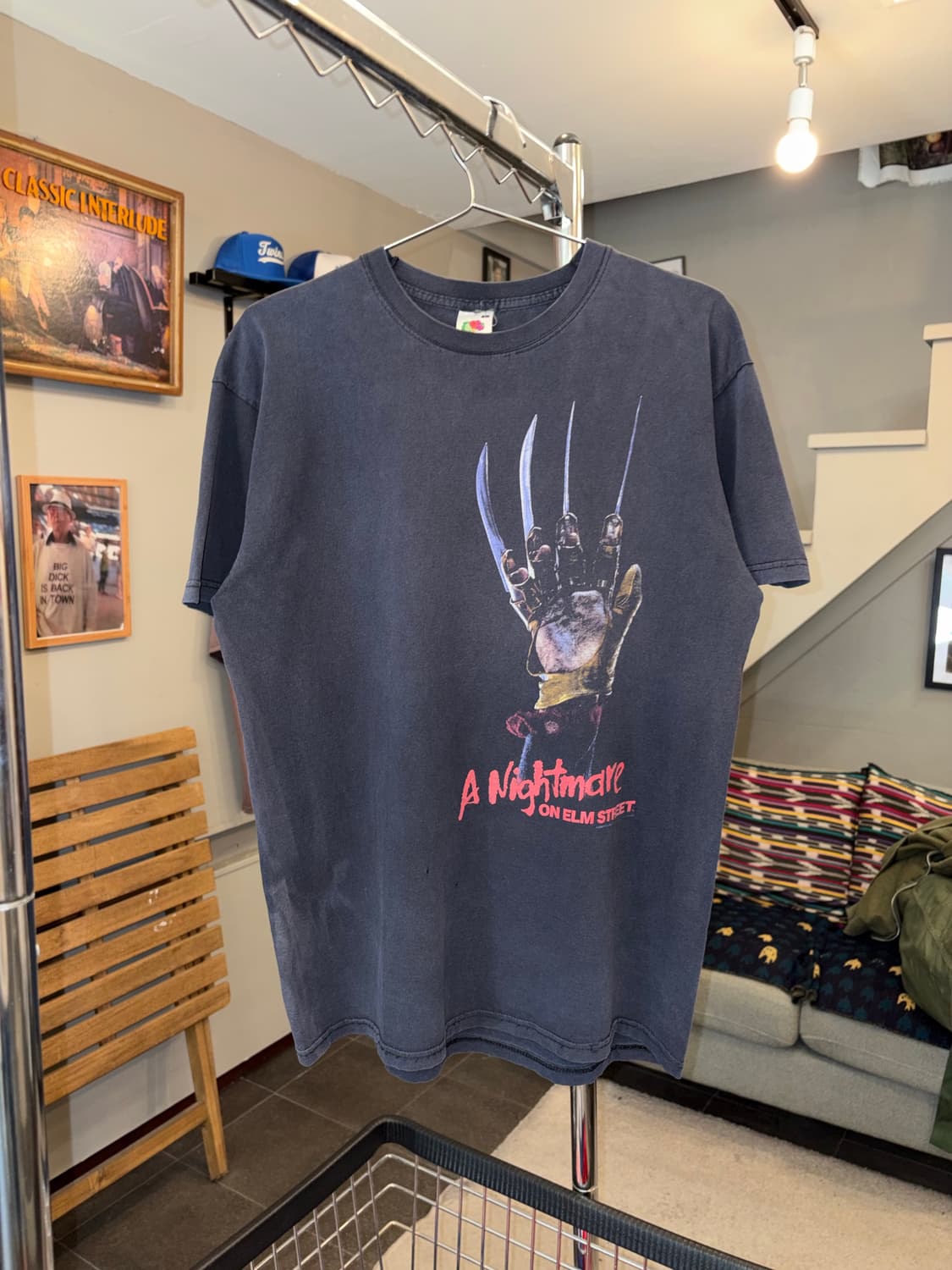00’s A Nightmare on Elm Street print T 상품이미지5