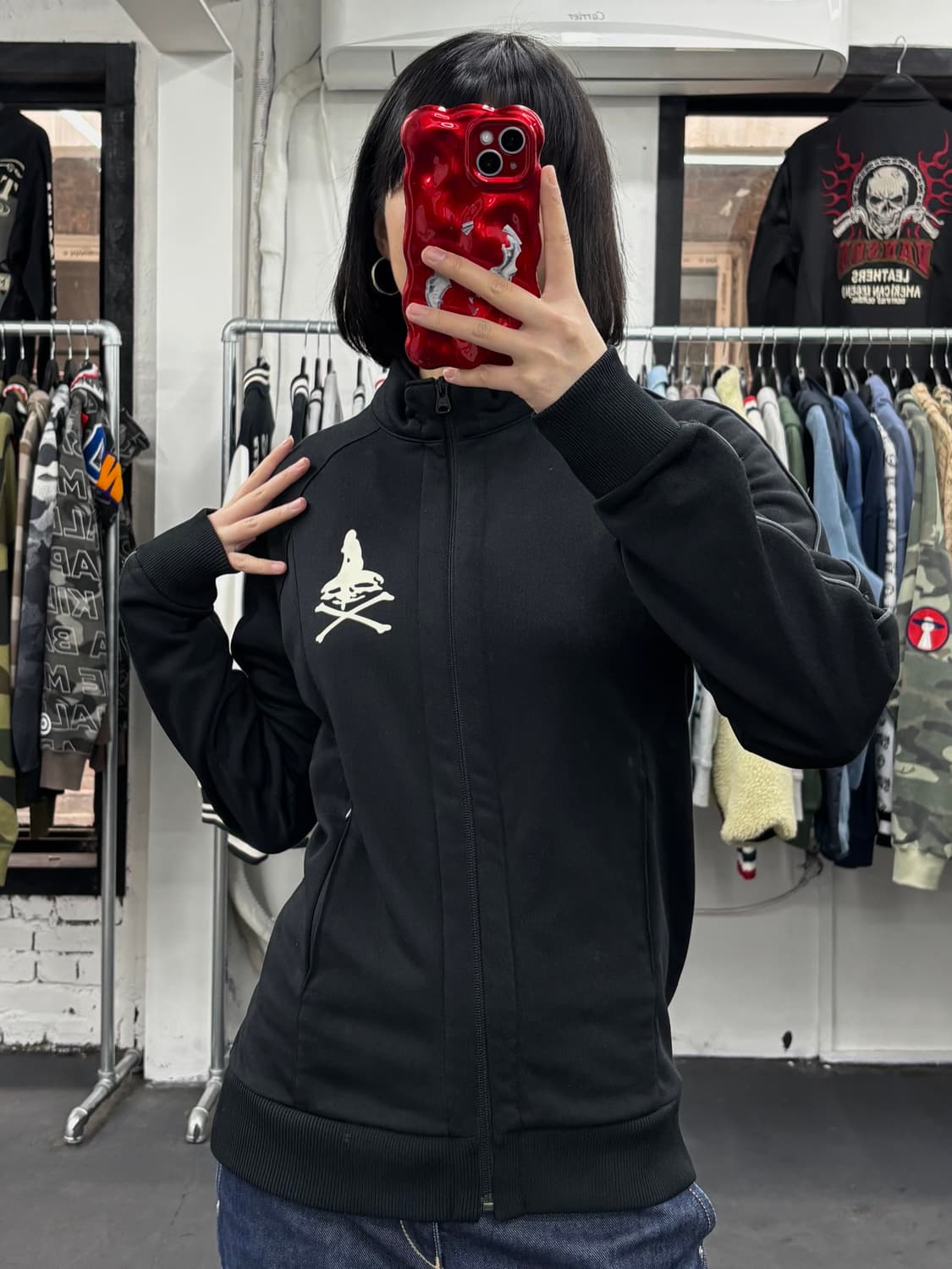 히스테릭 글래머 스컬 져지 상품이미지1