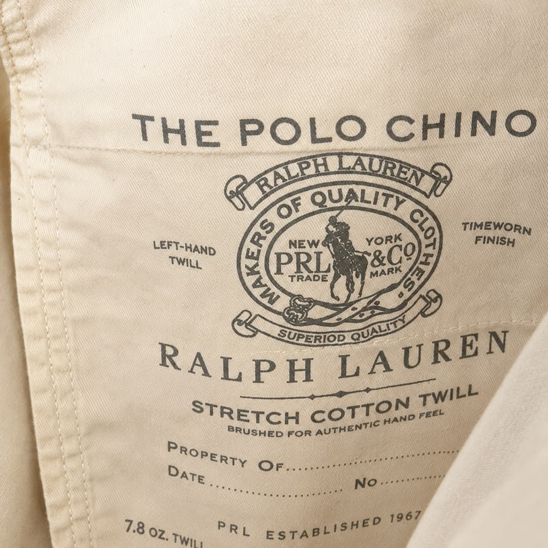 [무료배송] 폴로 랄프로렌 The Polo Chino 베이지 쇼츠 32  상품이미지4