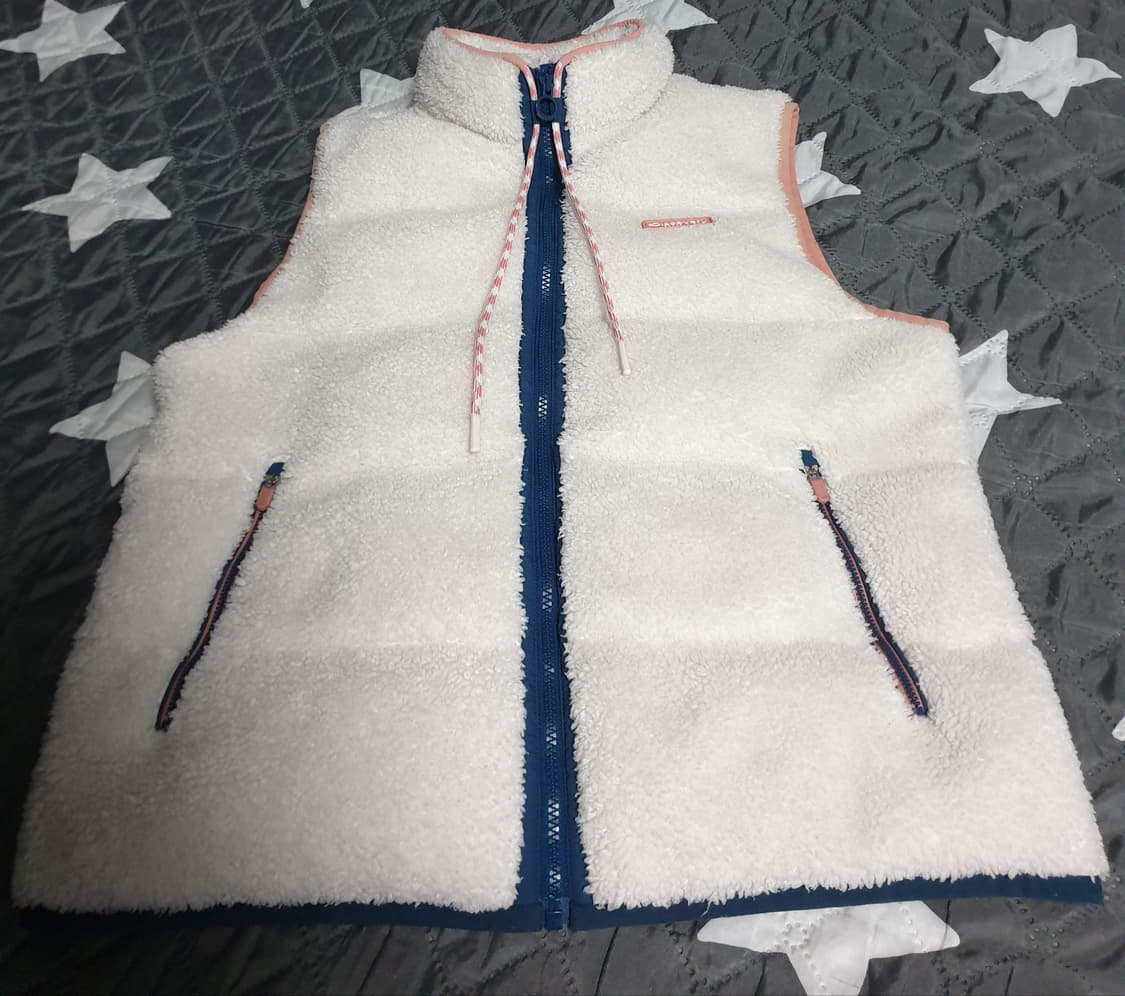 디스커버리 오리털 뽀글이 조끼패딩 (M) 상품이미지1