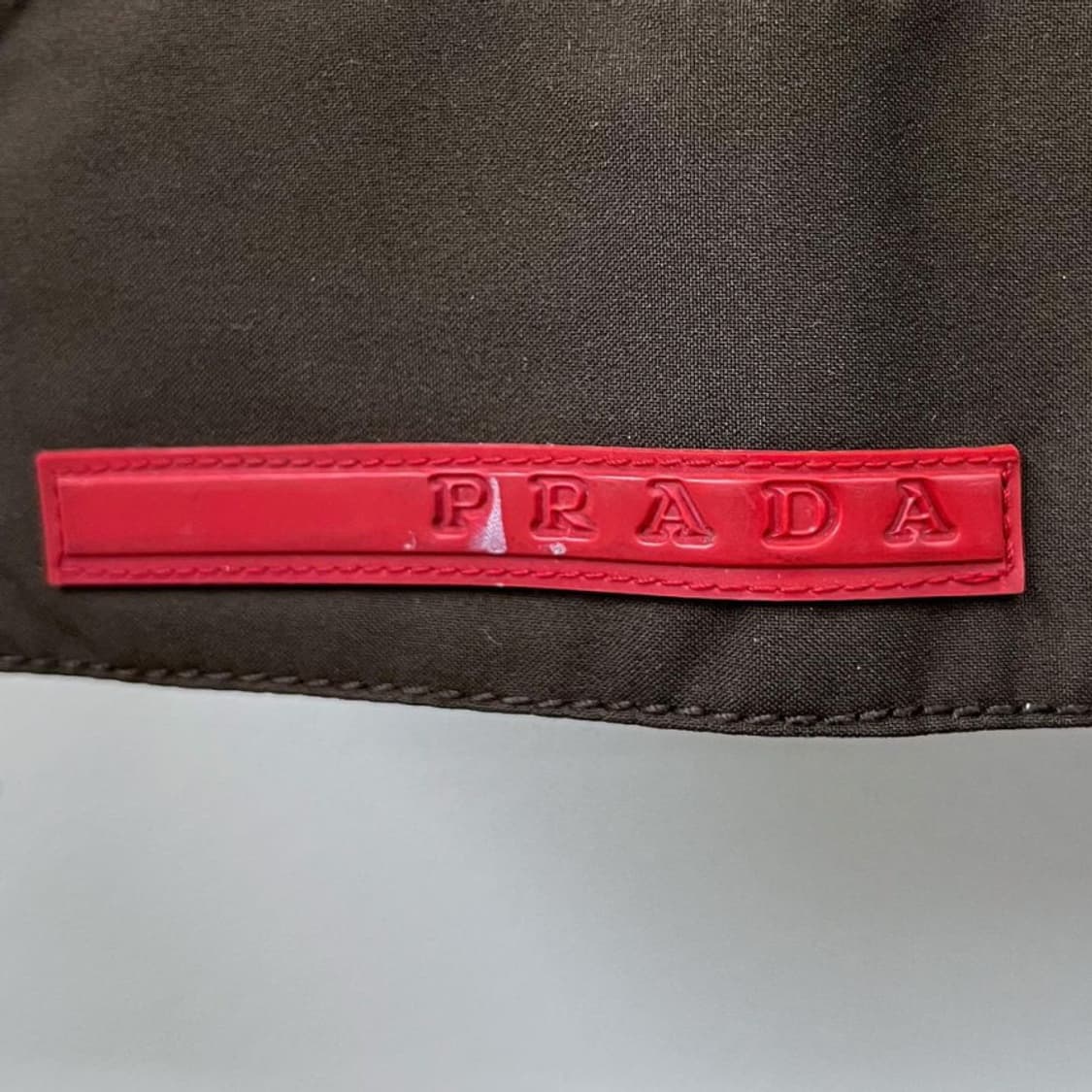 프라다 오리지널 레드 라벨 올리브 카키 고어텍스 팬츠 상품이미지7