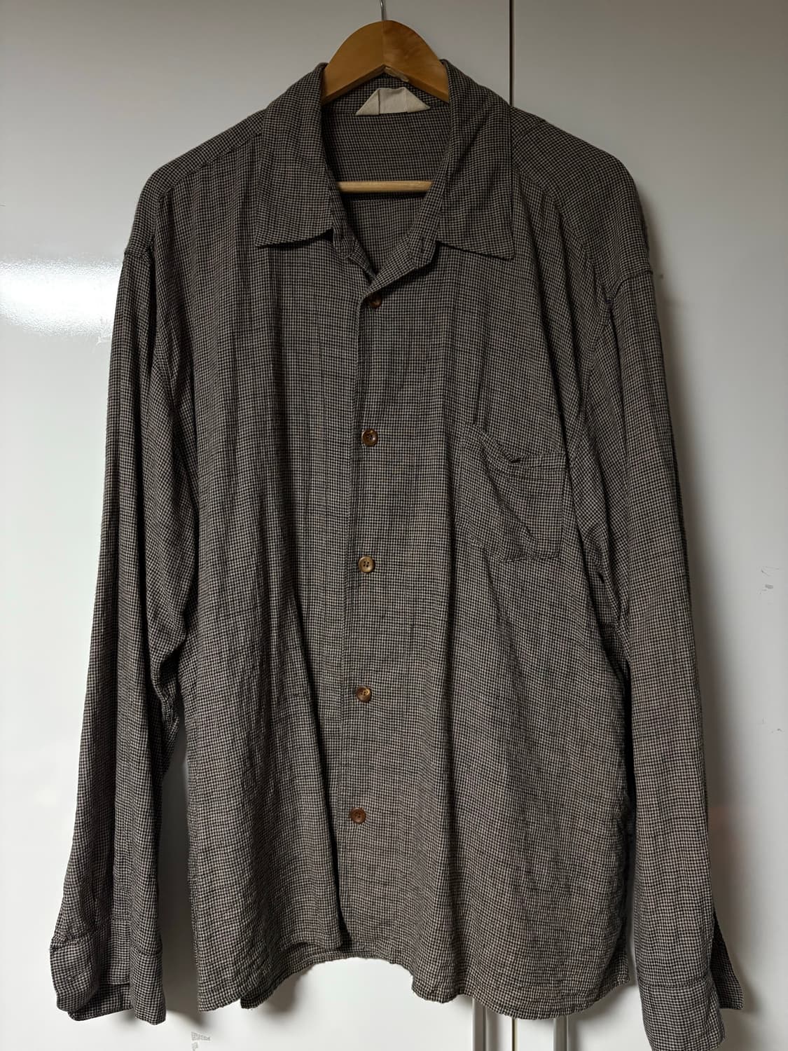 Ville check shirts (Bk/White) wardrobe41 상품이미지2