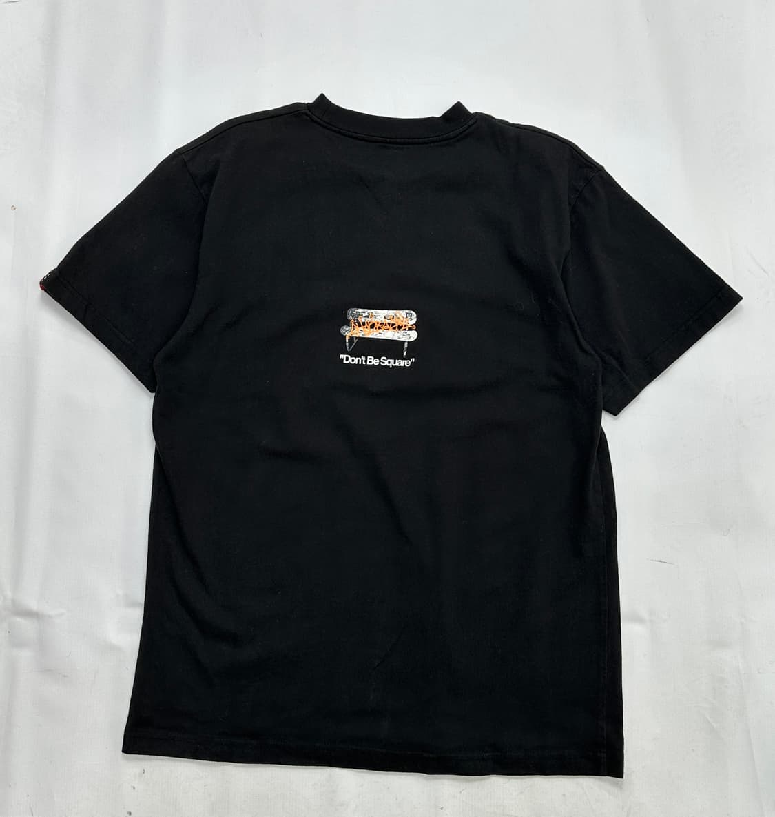 🖤Kissmark 펑크 라운드 블랙 반팔 티셔츠🖤 프린팅 스트릿 상품이미지3