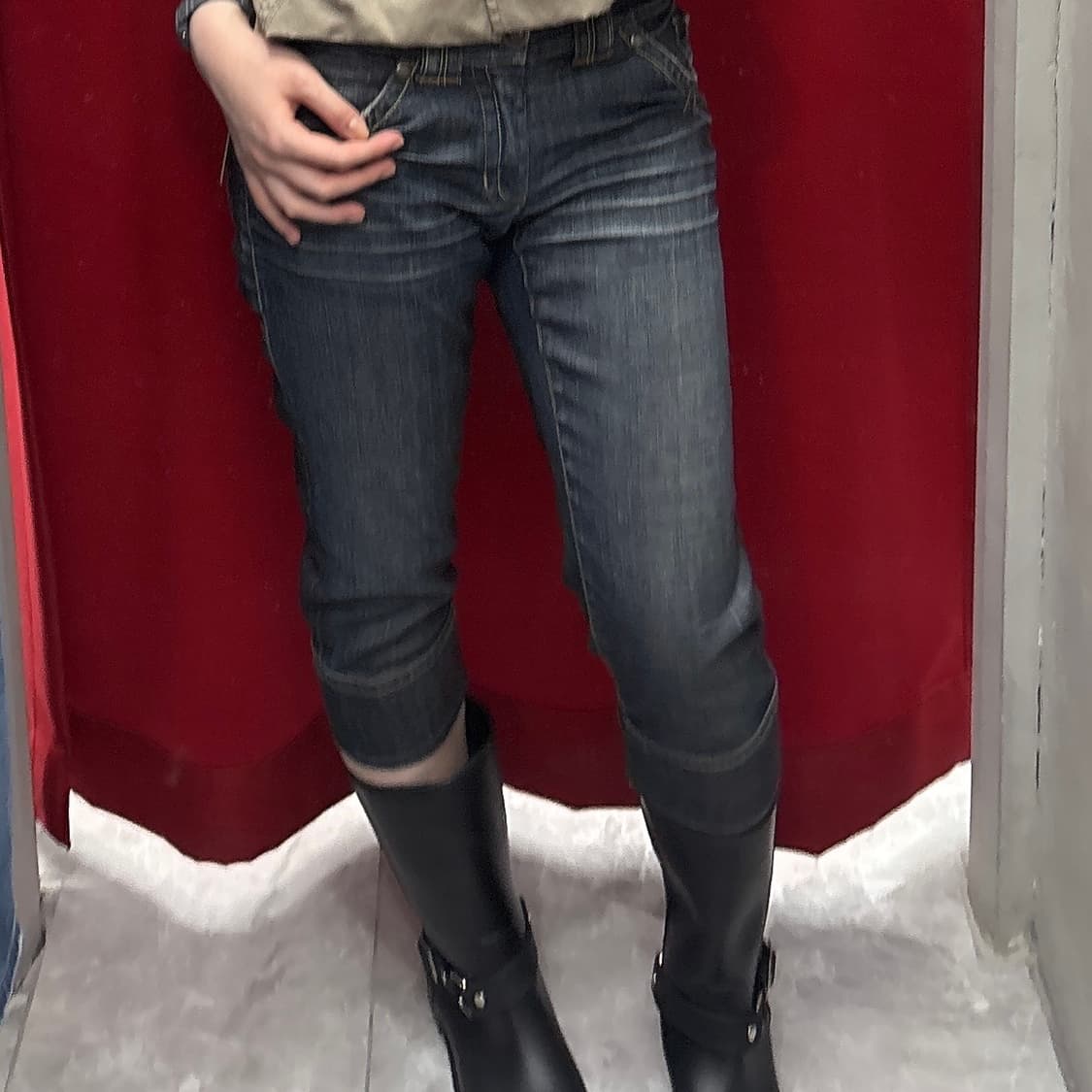 스포트막스 카프리 데님 팬츠 상품이미지3